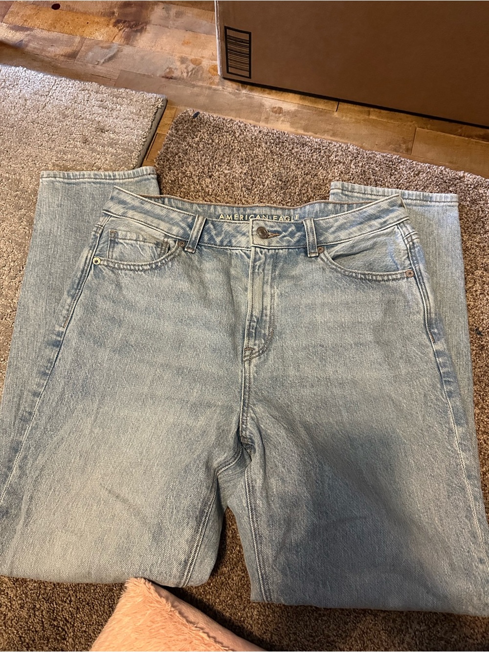 American Eagle Outfitters Light Blue Strigid Jeans